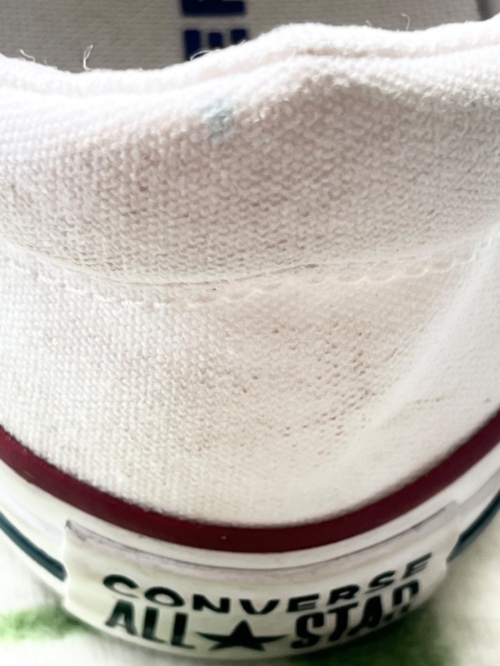 Converse-Women's White Low- Top Sneaker- Size 8 - Picture 9 of 10